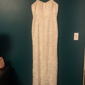 Adrianna Papell Lace Wedding Dress